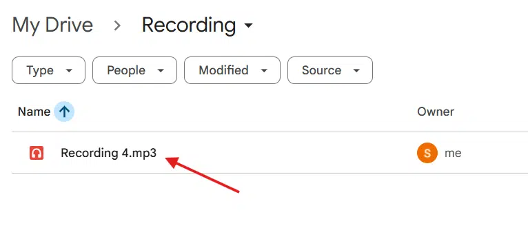 Audio Files to Google Drive Audio Files to Google Drive