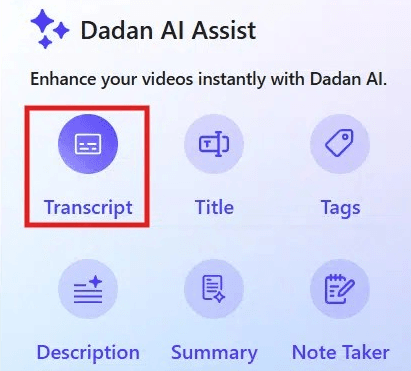 Automatic transcriptions Automatic transcriptions
