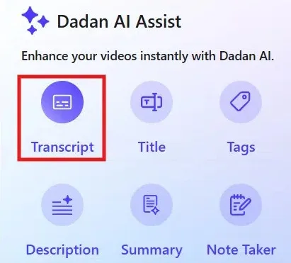 Automatic transcriptions