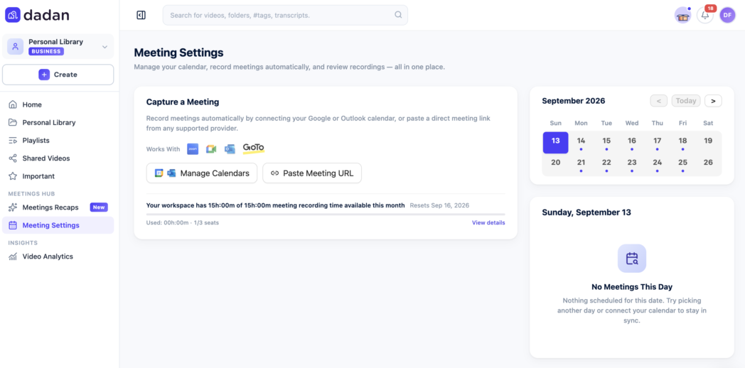 Capture a Meeting