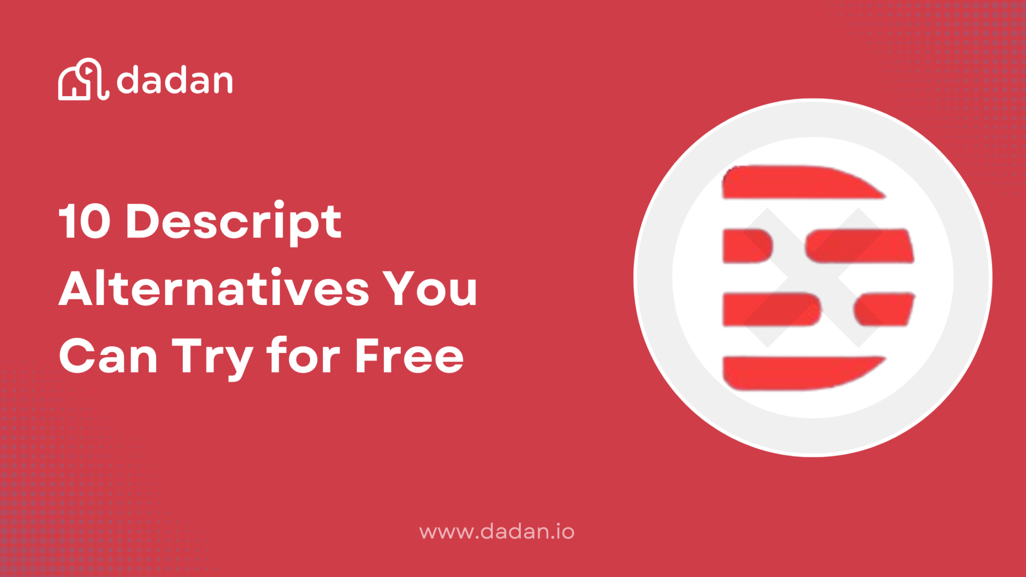 Descript Alternatives