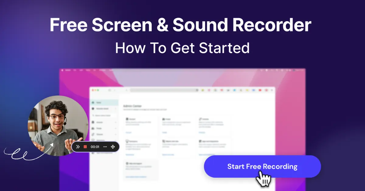 Free screen and sound recorder