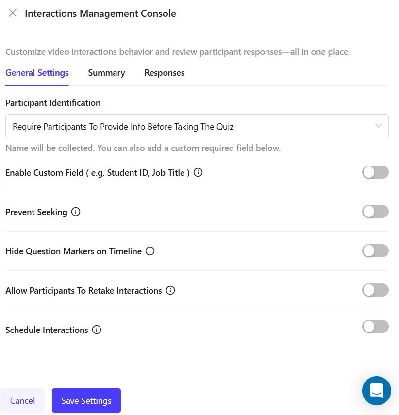 Interactions Management Console Interactions Management Console