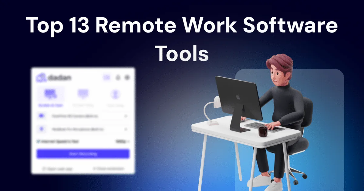 Remote Work Software Tools
