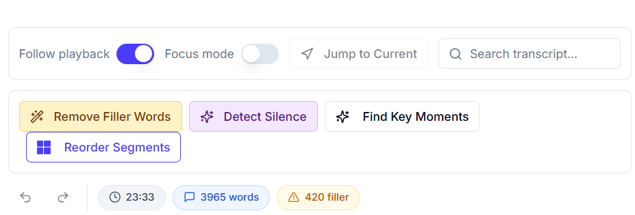 Remove Filler Words Remove Filler Words