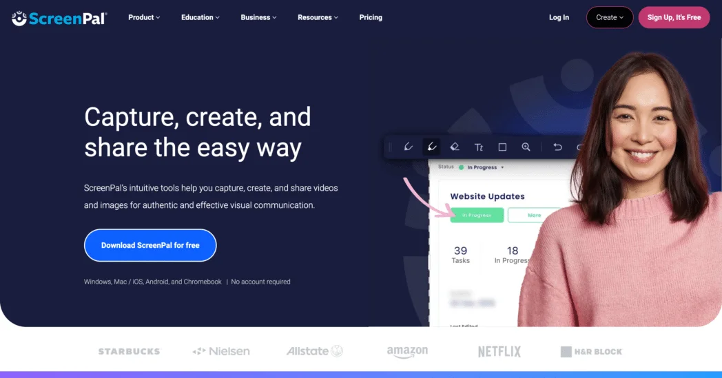 ScreenPal Homepage ScreenPal Homepage