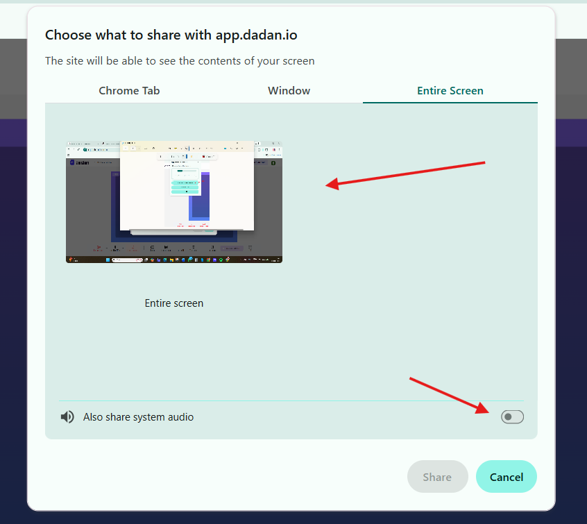 Select the Facebook Tab