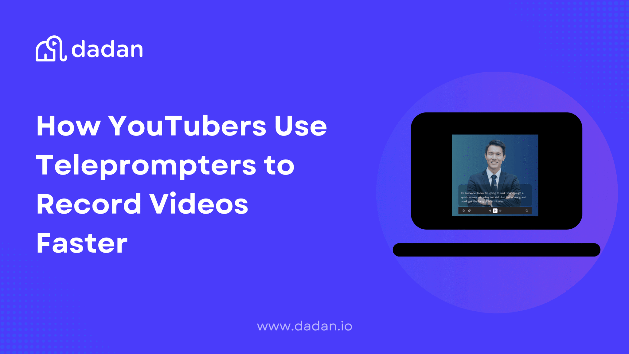 YouTubers Use Teleprompters