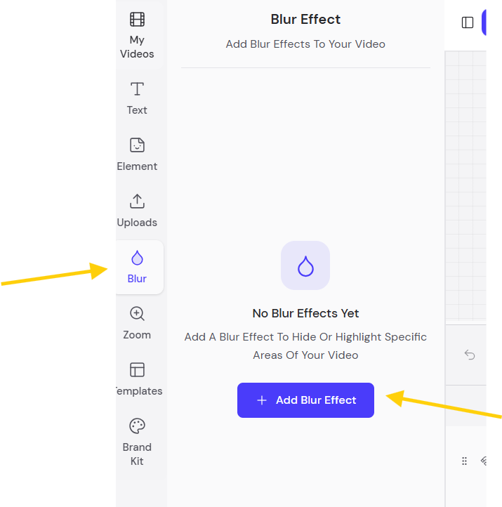 add blur effect add blur effect