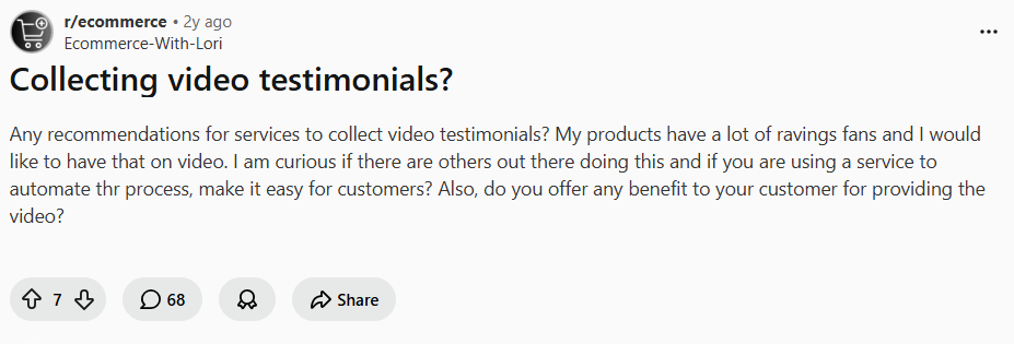 collect video request reddit collect video request reddit
