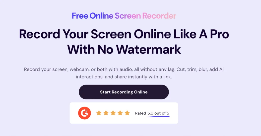 dadan online screen recorder