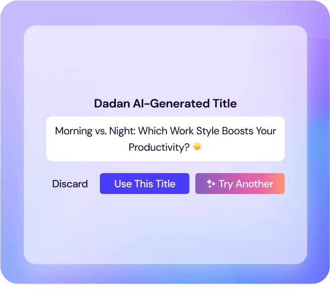 Dadan AI Assist 13 generated ai data