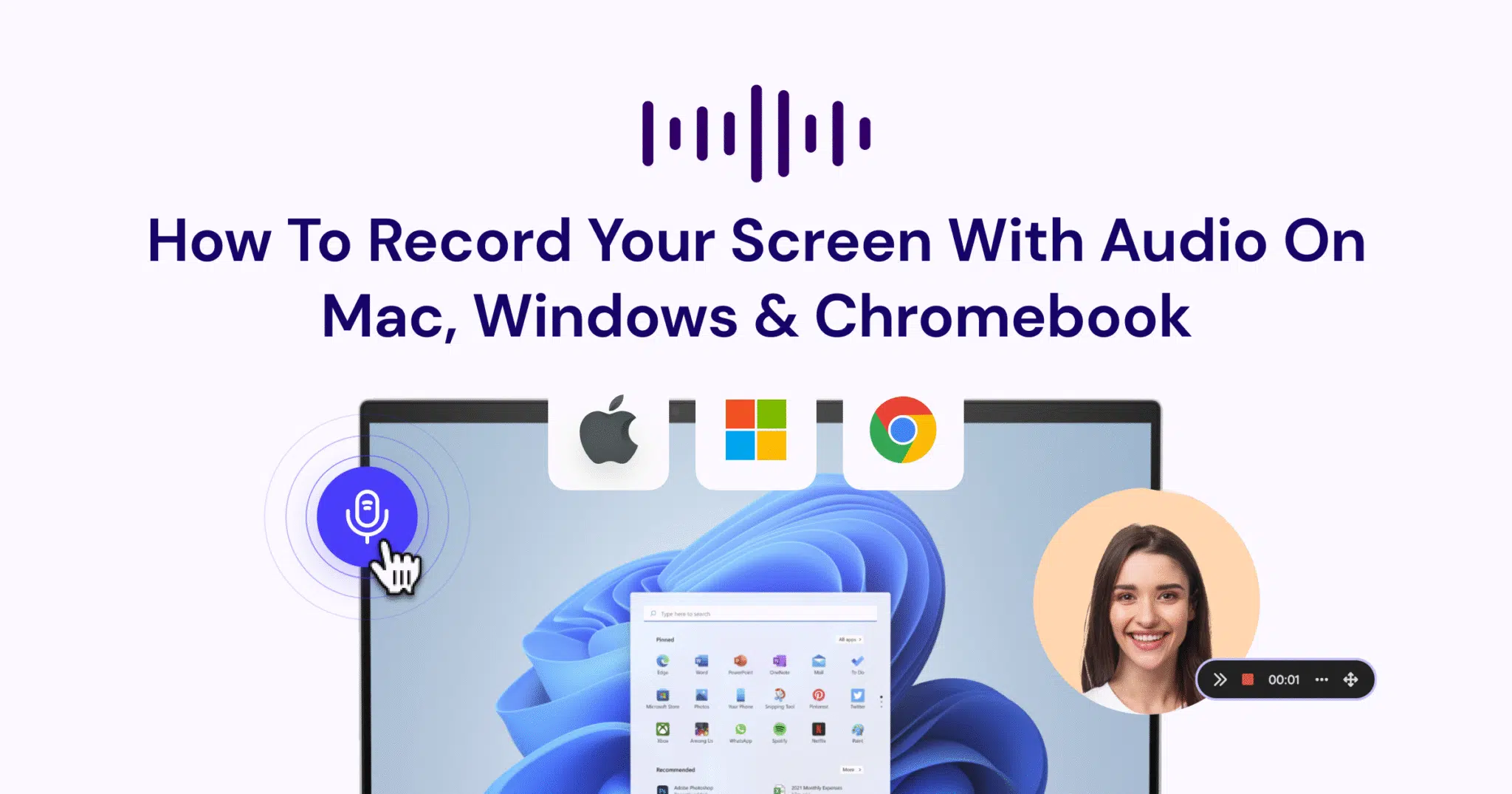 how to record screen with audio on mac