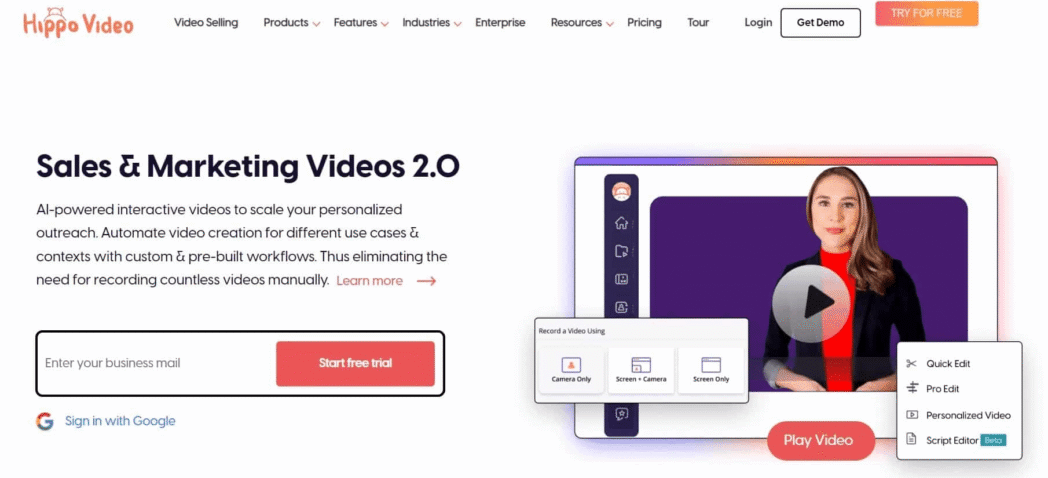video hosting on hippo video