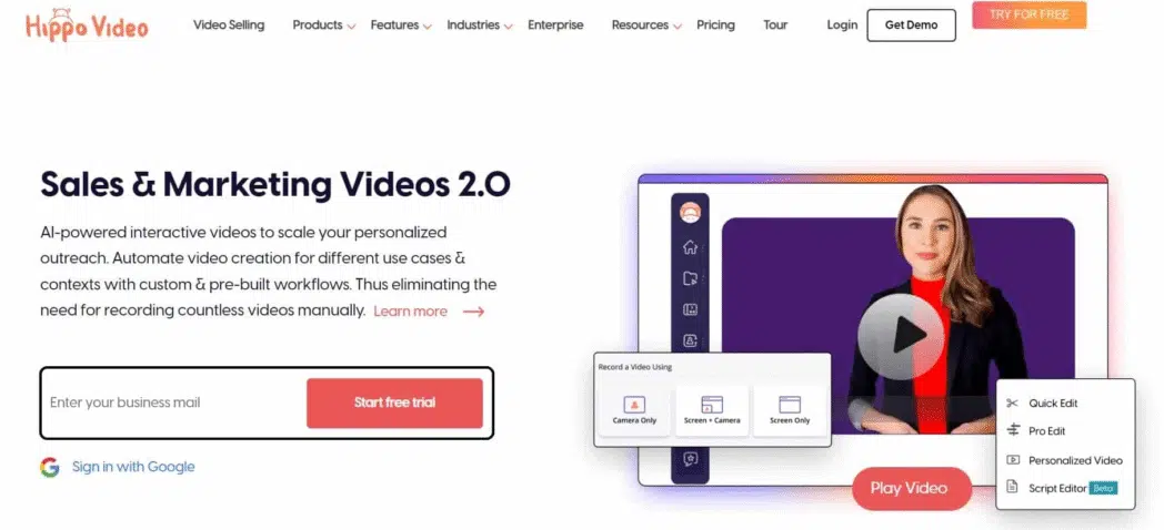 video hosting on hippo video
