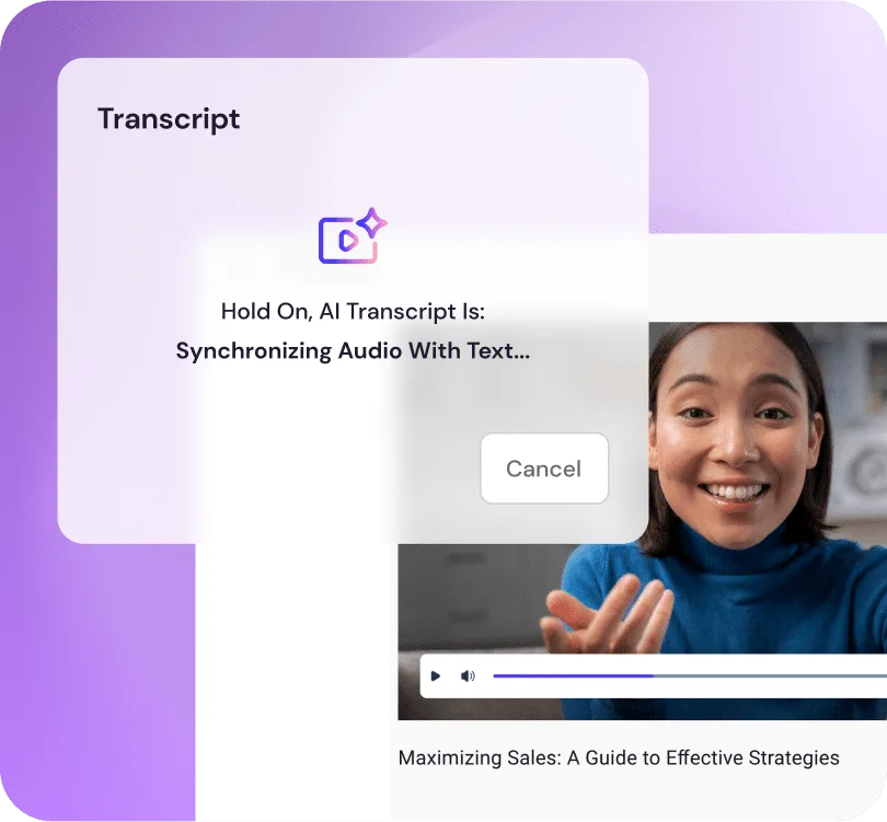 AI Video Transcription 5 loading transcript