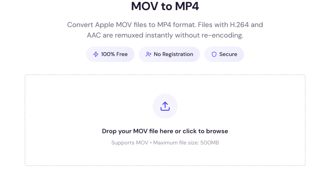 mov to mp4