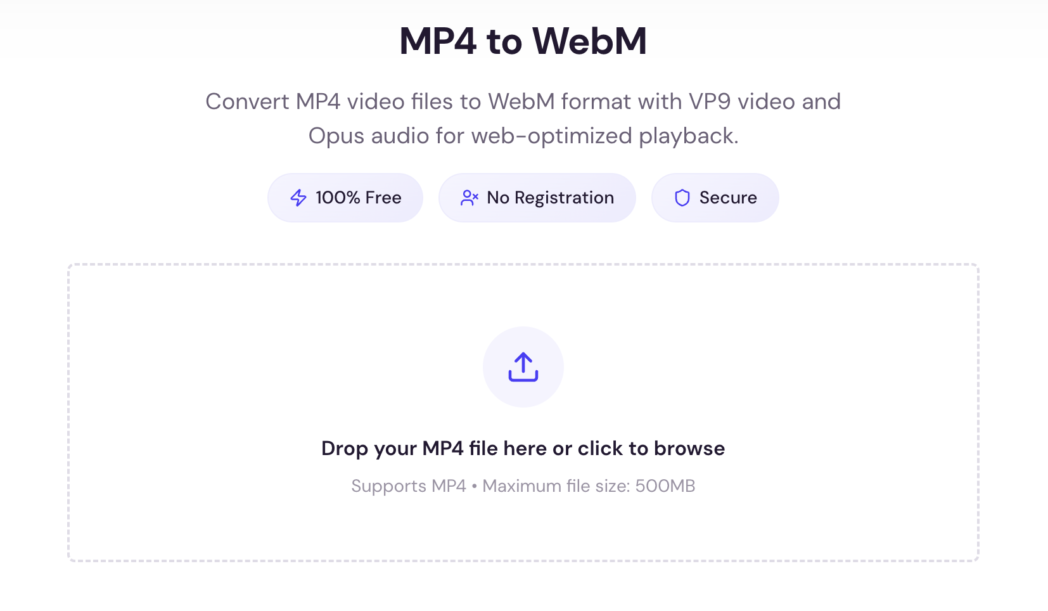mp4 to webm