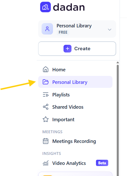 personal video library personal video library