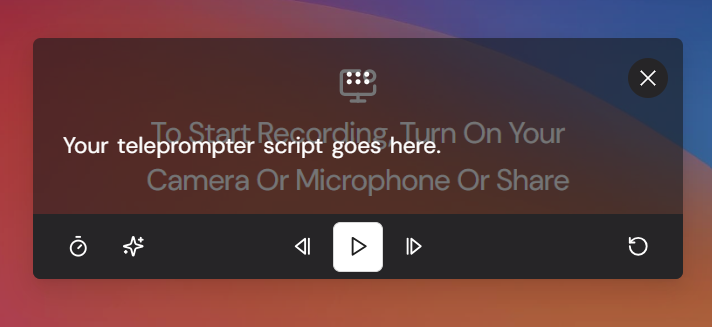 read prompter read prompter