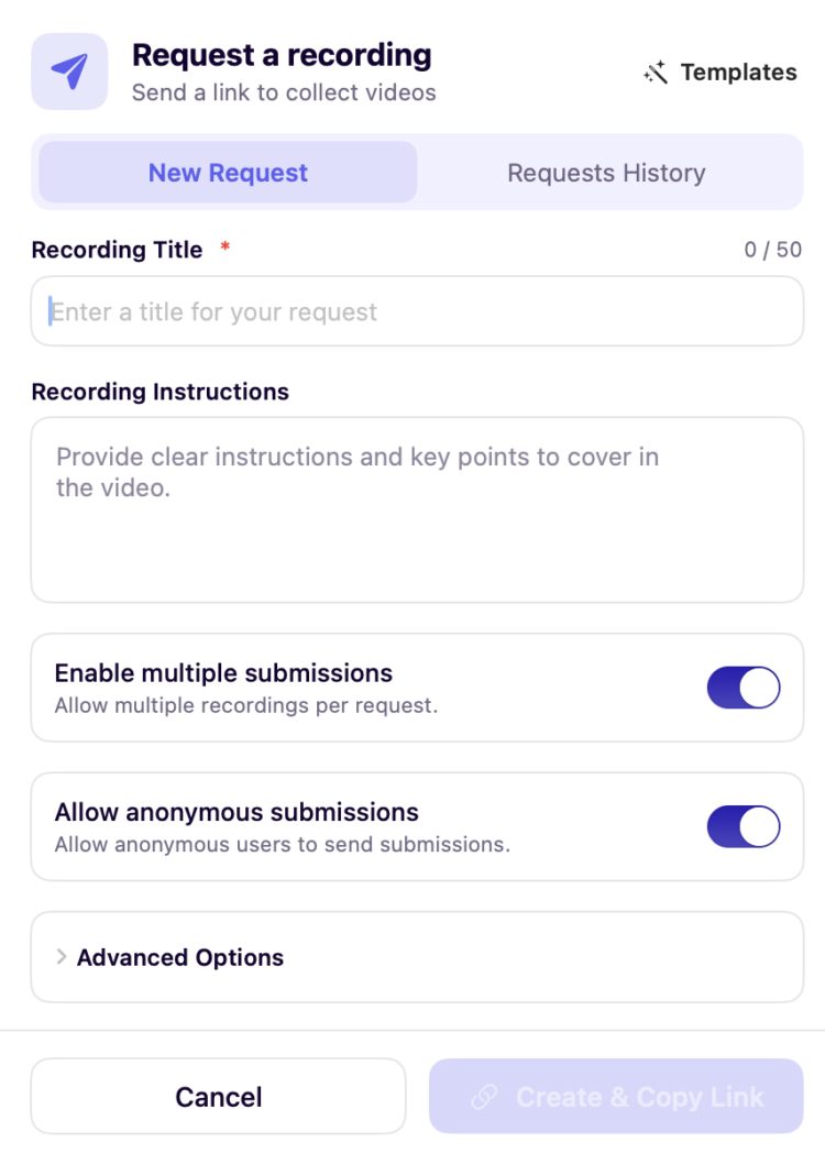 request video request video
