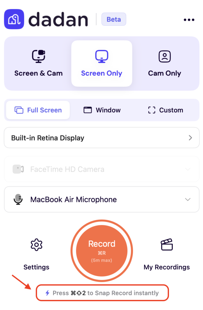 snap record for mac snap record for mac
