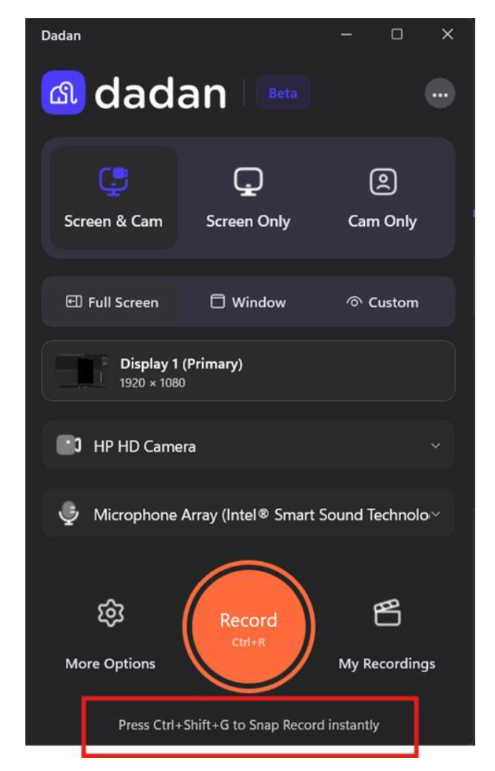 snap record for windows snap record for windows