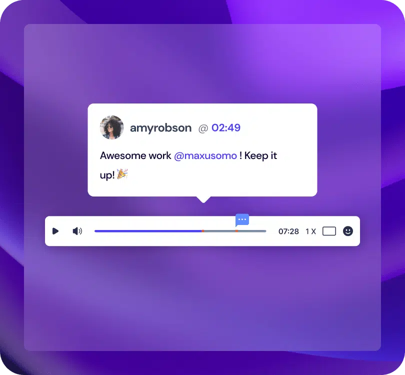 timeline based comments