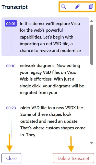 transcription process