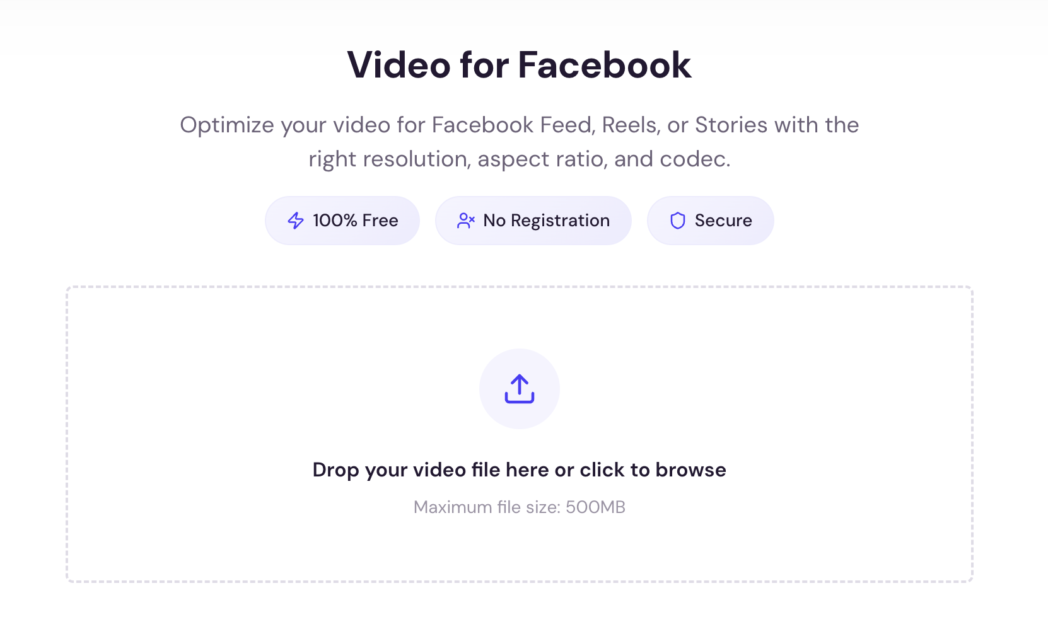video to facebook