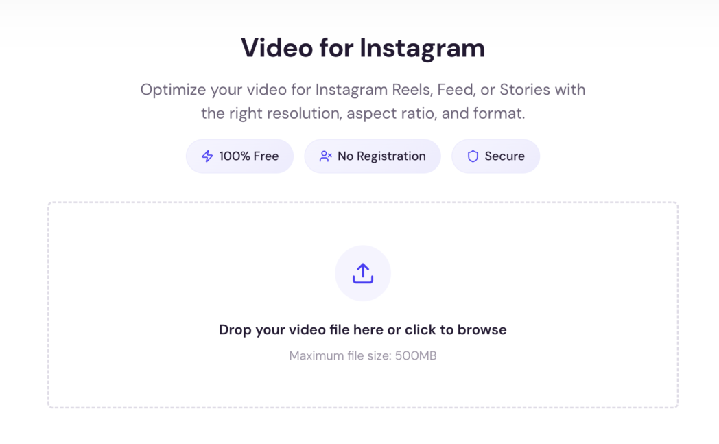 video to instagram
