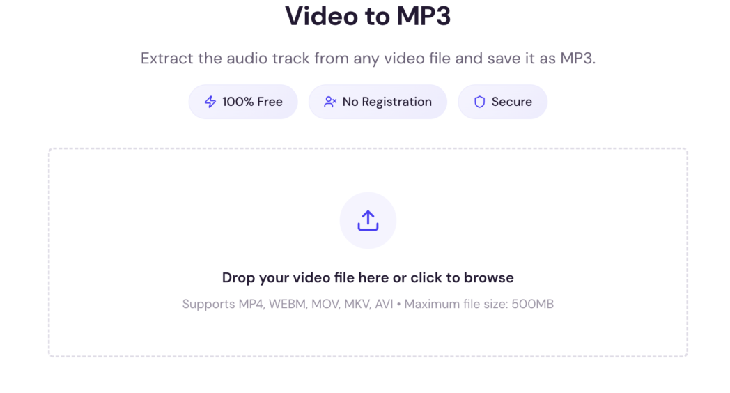 video to mp3