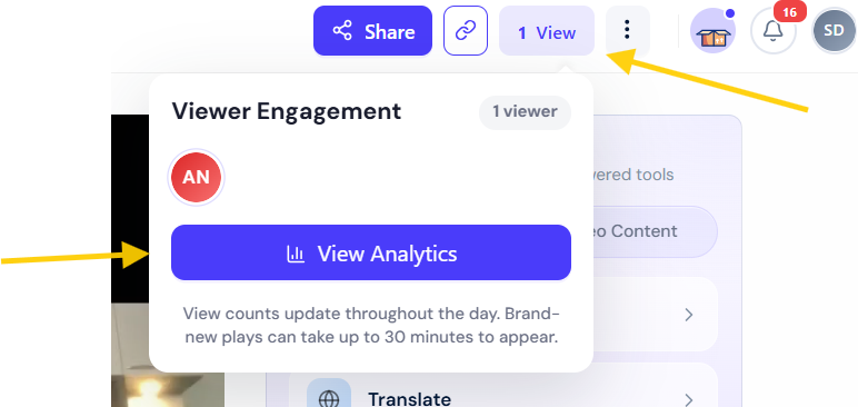 view analytics view analytics