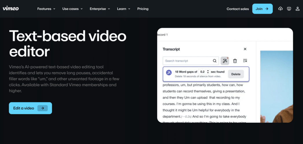 vimeo text based video editor vimeo text based video editor