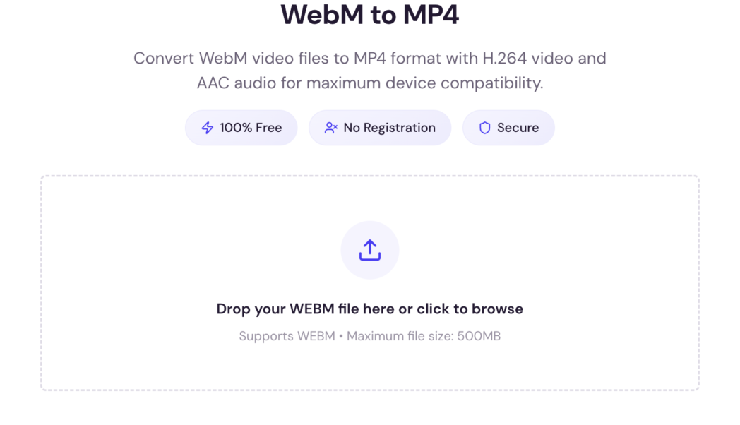 webm to mp4